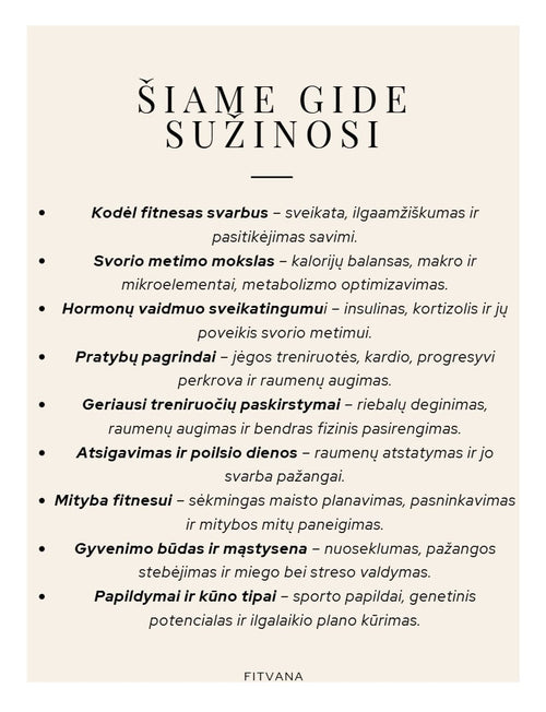 Sėkmingas Svorio Metimas: Pilnas Gidas — FITVANA